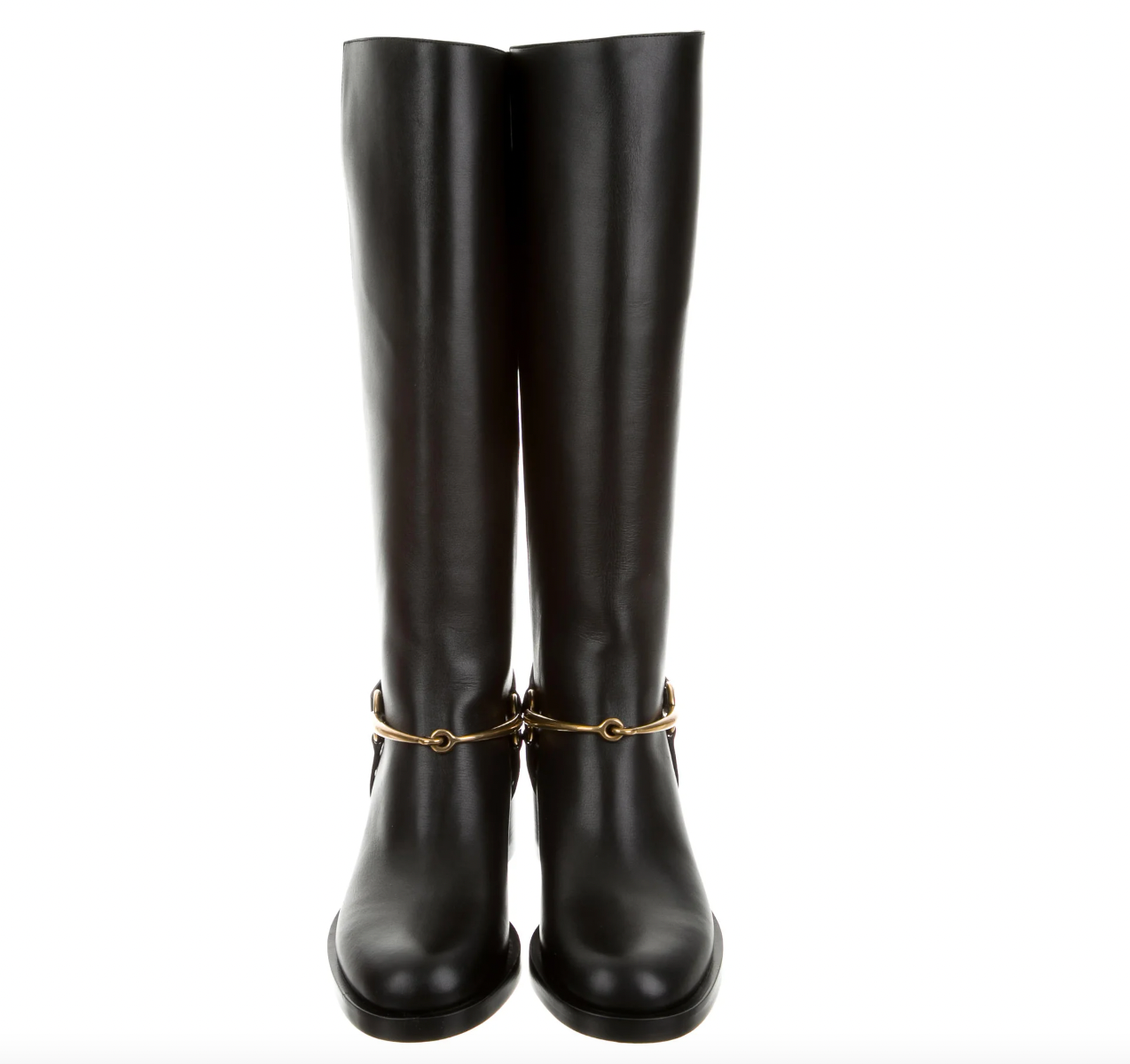 Gucci Lifford Nero Knee High Boots w/Horsebit
