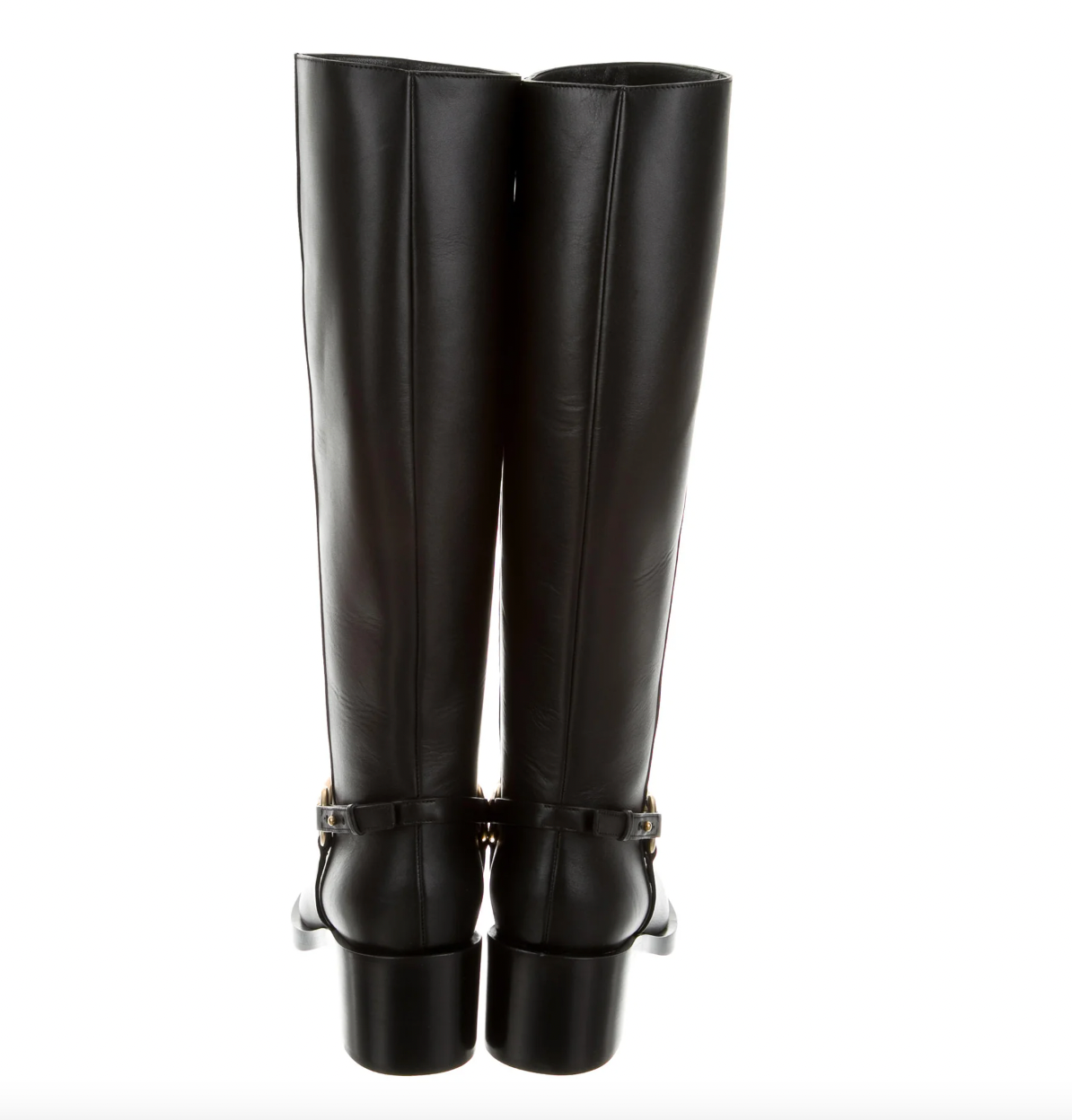 Gucci Lifford Nero Knee High Boots w/Horsebit