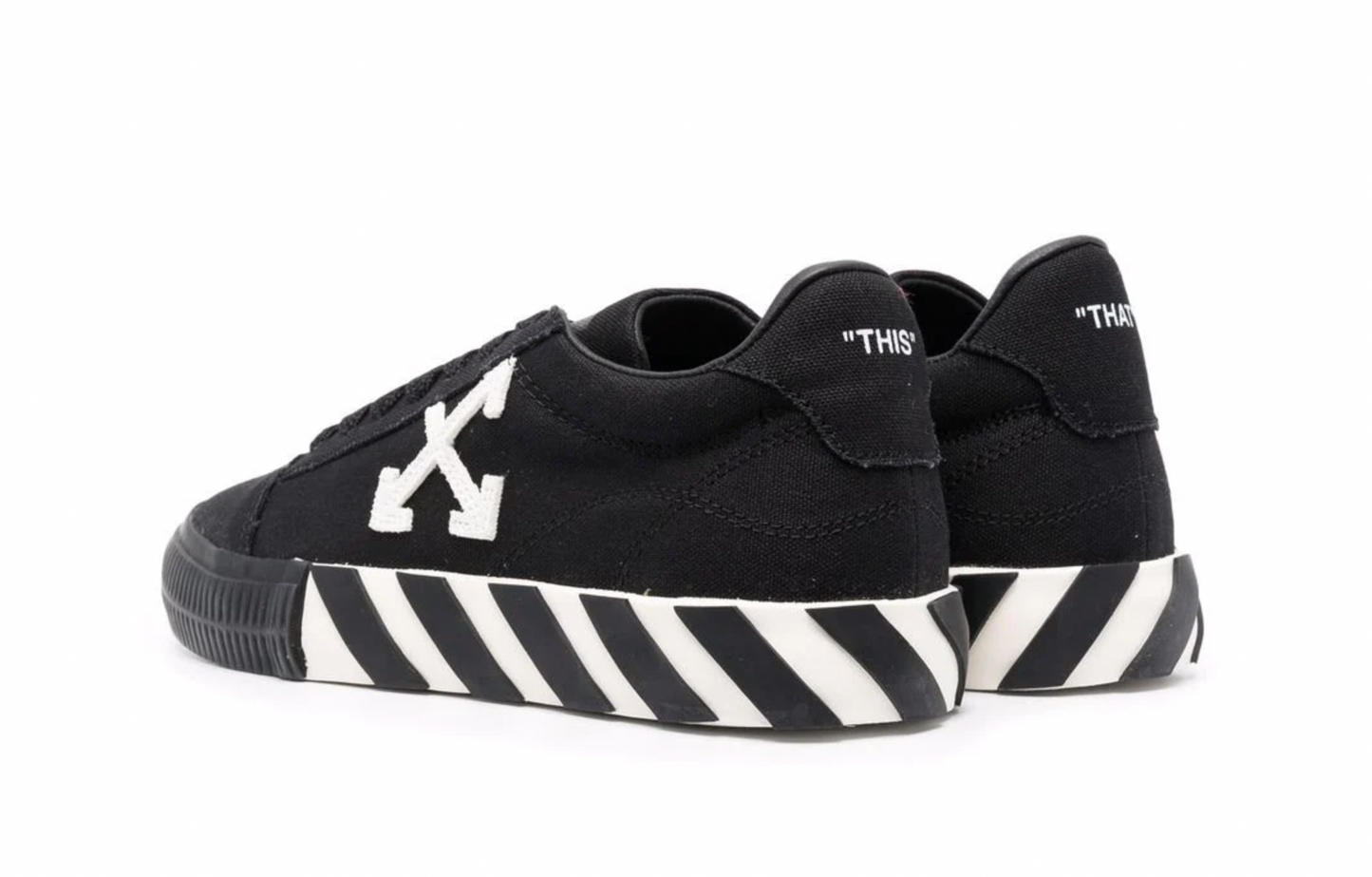 OFF WHITE - Vulcanized low-top sneakers- Brand New; Never Used