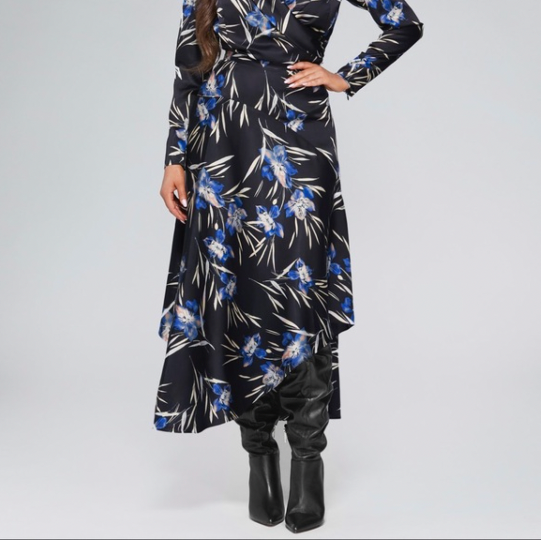 Guess Marciano Lunar Bloom floral asymmetric skirt