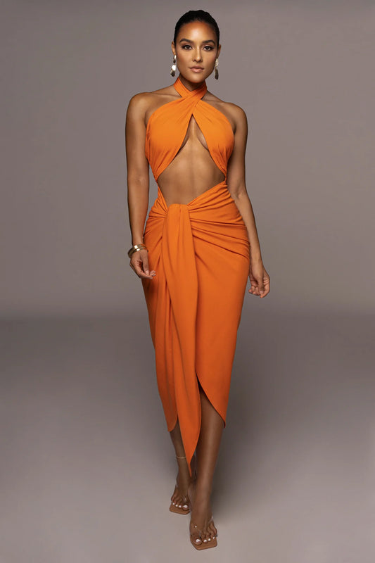 Baecation Wrap Around dress