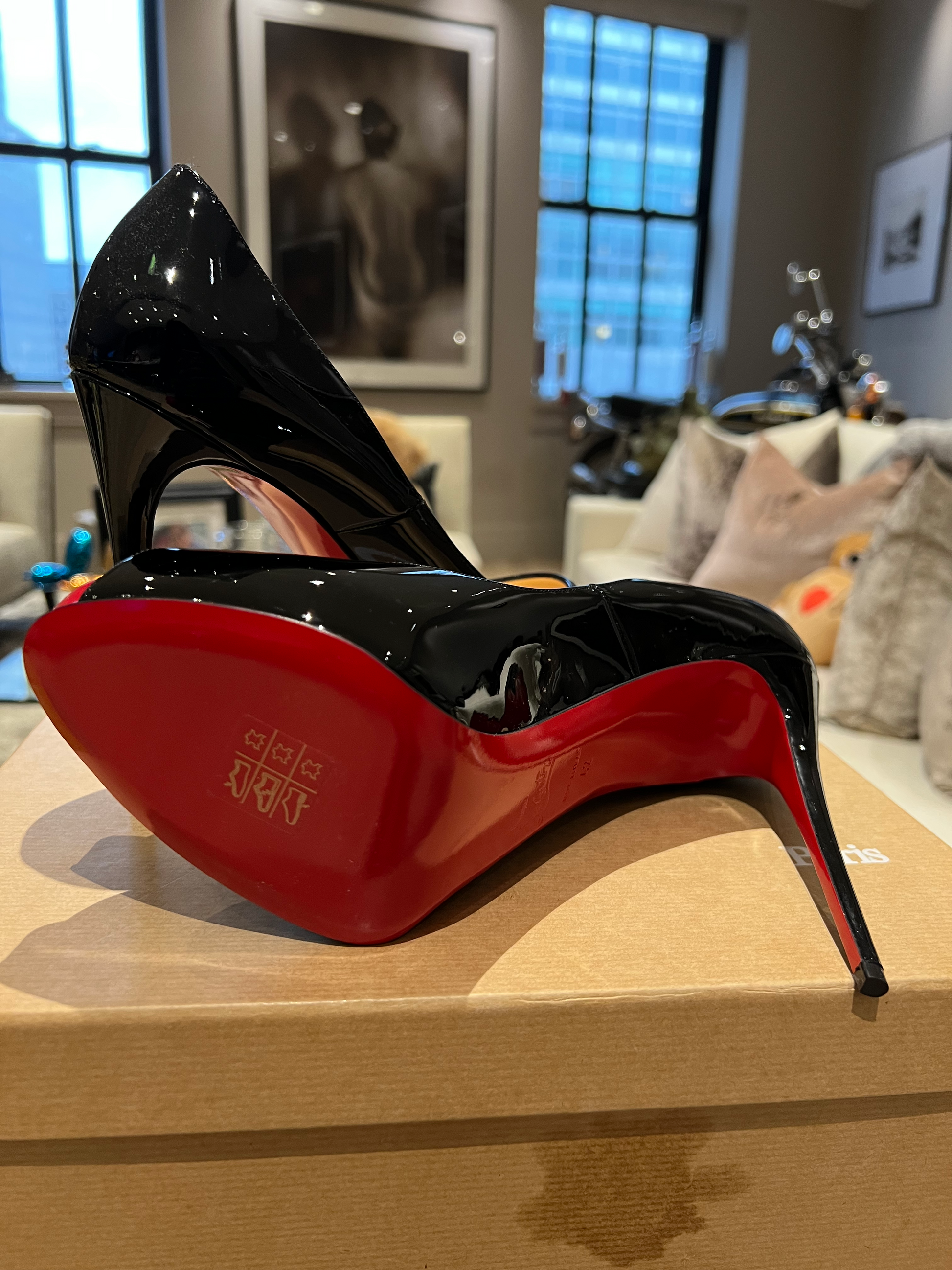Christian Louboutin New Very Prive 120 Patent Pump