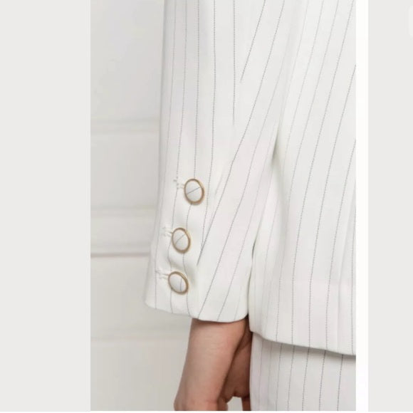 J-Lo Double Breasted Button Striped Blazer- Guess Marciano, S